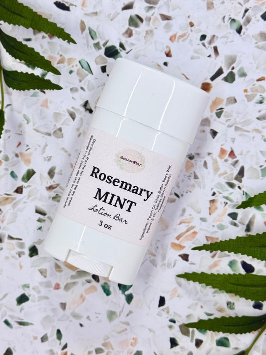 Rosemary Mint Solid Lotion Bar 3 oz