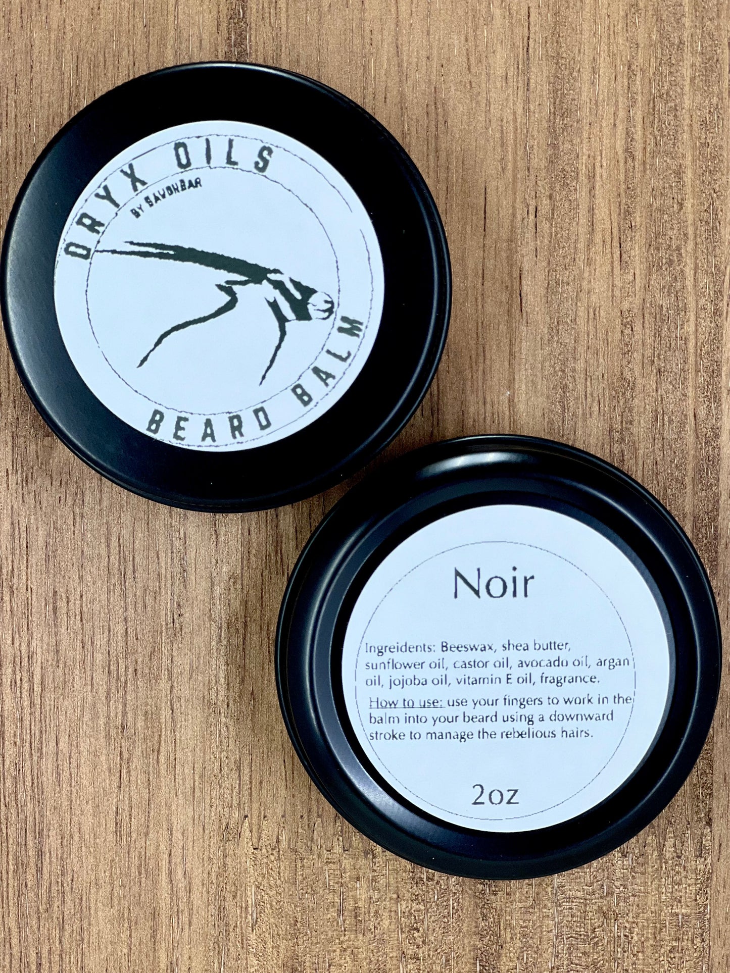 Oryx Oils: Beard Balm Noir