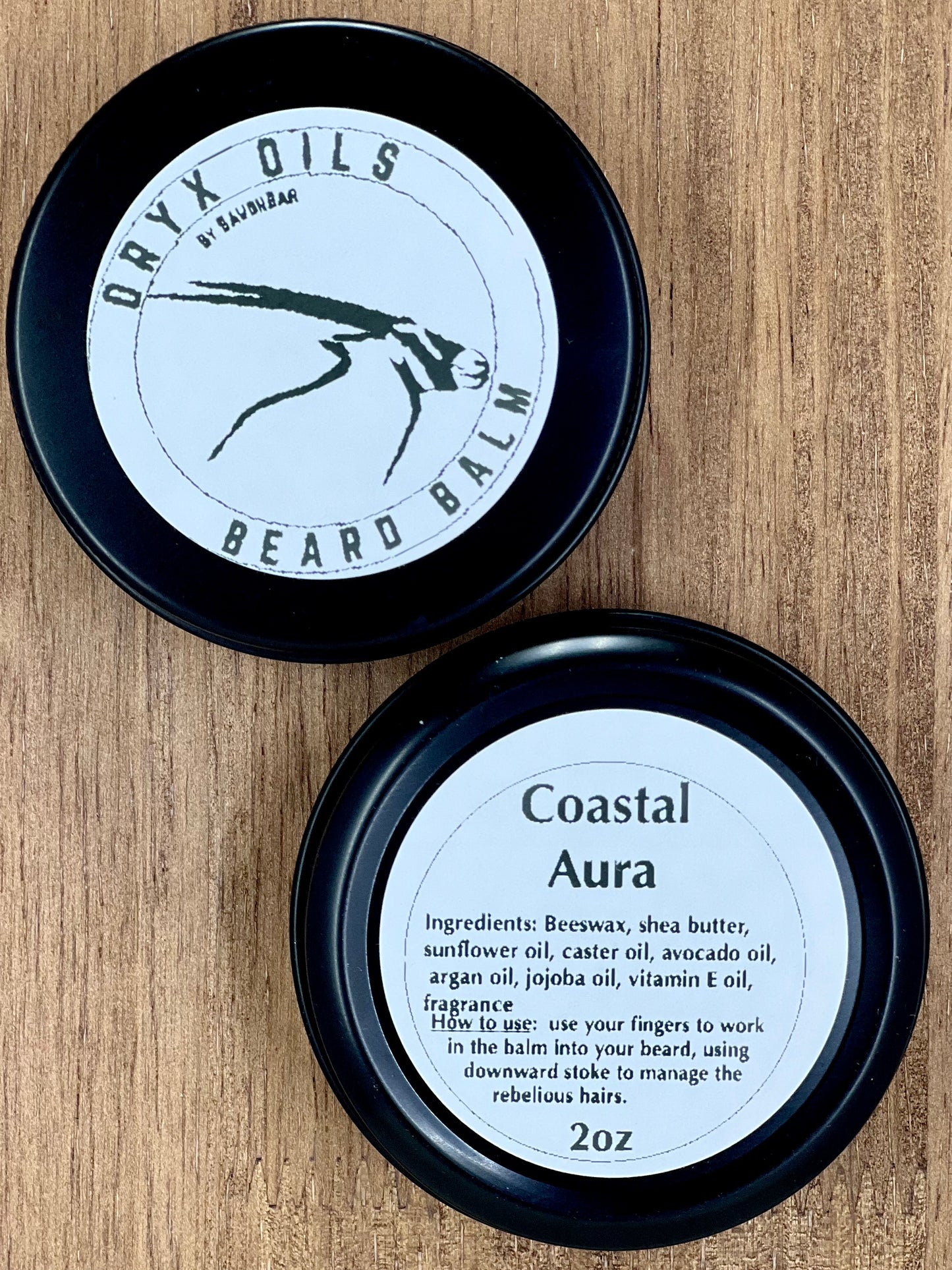 Oryx Oils: Beard Balm Coastal Aura